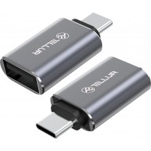 Tellur USB-C to USB-A M/F Adapter 10Gbps, 3A...