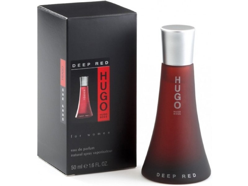 hugo deep red eau de parfum spray 90ml