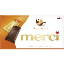 MERCI šhok.apelsin / mandel 100g