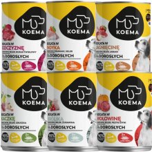 KOEMA Mix of flavors - Wet dog food - 6 x...