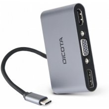 DICOTA USB-C Portable 5-in1 Docking Station...