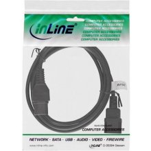 INLINE 16811 Black 2 m C15 coupler IEC C14