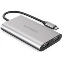 HYPER HDM1-GL USB graphics adapter Stainless...
