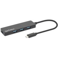 Manhattan 4-Port USB 3.0 Type-C Hub USB-C...