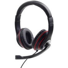 Gembird MHS-03-BKRD headphones/headset Wired...