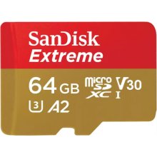 Mälukaart SANDISK EXTREME MICROSDXC CARD 64...