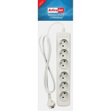 ActiveJet 6GNU - 3M - S power strip with...
