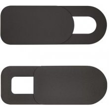 INLINE Webcam Slider Cover, black, pack of 2