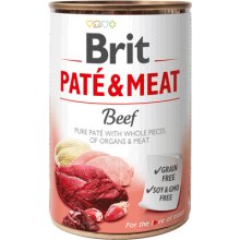 Brit Paté & Meat with Beef - wet dog food -...