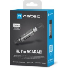 NATEC Card reader SCARAB 3 USB A/C SD/MICRO...