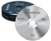 MediaRange BD-R DL 50 GB, Blu-ray - 25pc