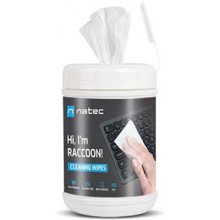 Natec Cleaning Wipes, Raccoon, 10x10 cm...