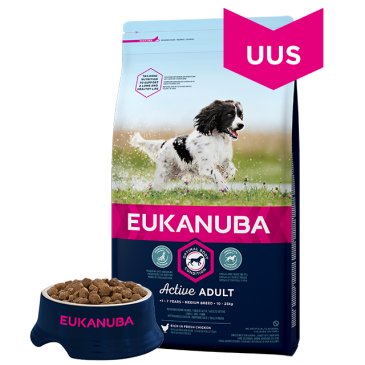 Eukanuba Adult chicken for medium dogs 12 kg 10216 Pets24.ee