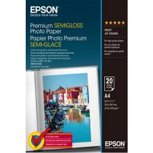 Epson Premium Semi-Gloss Photo Paper - A4 -...