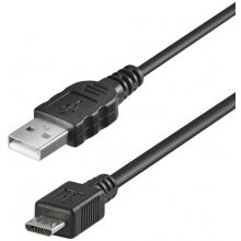 Goobay USB til Mikro USB kabel 1,0m sort...