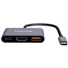 Canyon DS-4 USB Type-C 10000 Mbit/s Grey