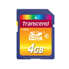 Флешка Transcend SDHC 4GB Class 10