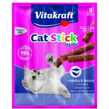 VITAKRAFT CatStick - Cod & Coalfish - 3 tk -...