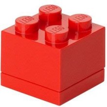 Room Copenhagen LEGO Mini Box 4 red -...