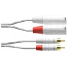 Cordial 2 x RCA/2 x XLR, 3 m audio cable 2 x...