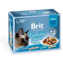 Brit Premium Cat Pouch Gravy Fillet Family...