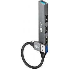 GOOBAY Slim 4-Port USB Hub, USB-A to USB-A...
