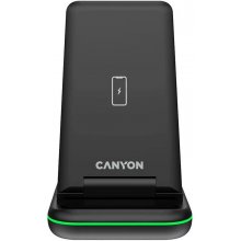 Canyon Wireless charger WS-304 3in1, Black