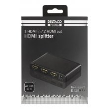 Deltaco HDMI Splitter HDMI 2.0, 4K, UltraHD...