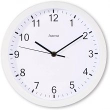 Hama Elba Quartz clock Round White