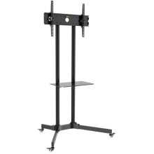 TECHly Floor Trolley with Shelf Support LCD...