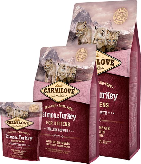 Carnilove salmon & hot sale turkey for kittens