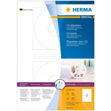 Herma CD-Etiketten A4 weiß 116 mm Papier...