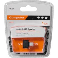 Флешка Vivanco адаптер microUSB - USB-A OTG...
