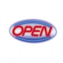 Forever Light Neon PLEXI LED OPEN blue red...