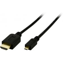 Deltaco Кабель HDMI-HDMI micro, 2.0m, черный...
