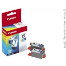Тонер Canon BCI-15C farbig 2x