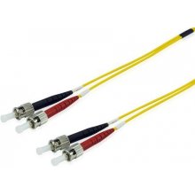 EQUIP ST/ST Fiber Optic Patch Cable, OS2, 1m