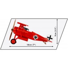 Cobi Klocki Blocks Fokker DR.1 Red Baron 221...