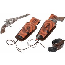 Cowboy set 2 revolvers with holsters Gonher