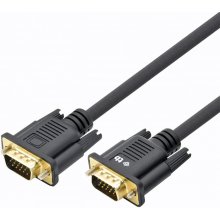 TB Cable VGA 15M-15M 3m. black, gold platted