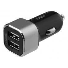 DELTACO USB car charger, 2x USB-A, 2,4 A...