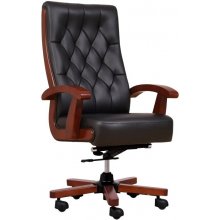 BEMONDI CONSUL leather armchair black