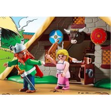 Playmobil Asterix: Hut of the Majestix -...
