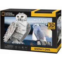 CUBIC FUN Puzzles 3D Snowy Owl