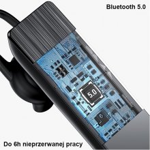Usams Bluetooth earphone 5.0 BT2 mono black