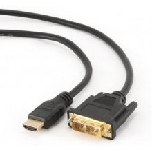 GEMBIRD 1.8m, HDMI/DVI, M/M DVI-D Black