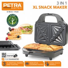 Petra PT2143TVDEEU7 3-in-1-XL Multi Grill...