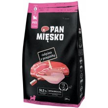 PAN MIĘSKO Veal with quail L puppy - dry dog...