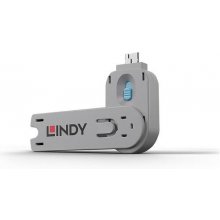 Lindy USB Type A Port Blocker Key, Blue