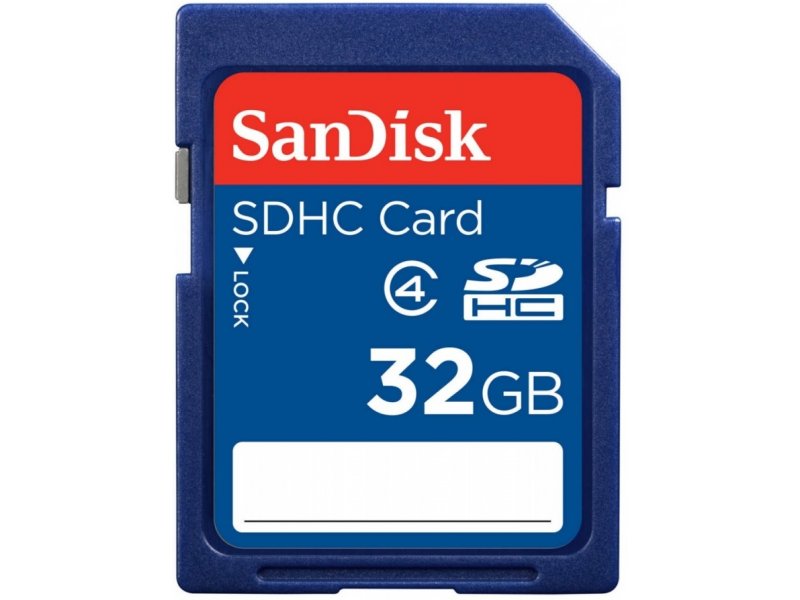Флешка SANDISK SD CARD 32GB SDHC STANDARD.